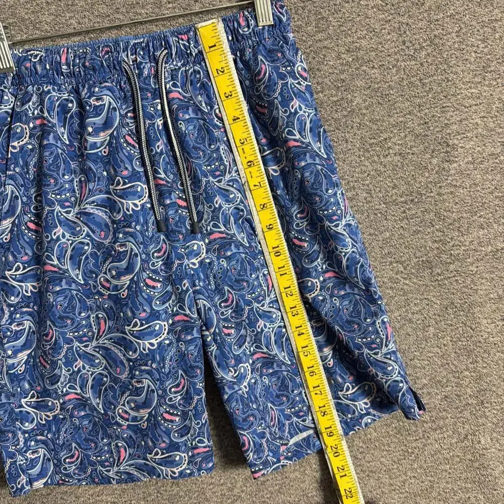 Peter Millar Men's Small Swim Trunks Seaside Paisley Print Shorts 8